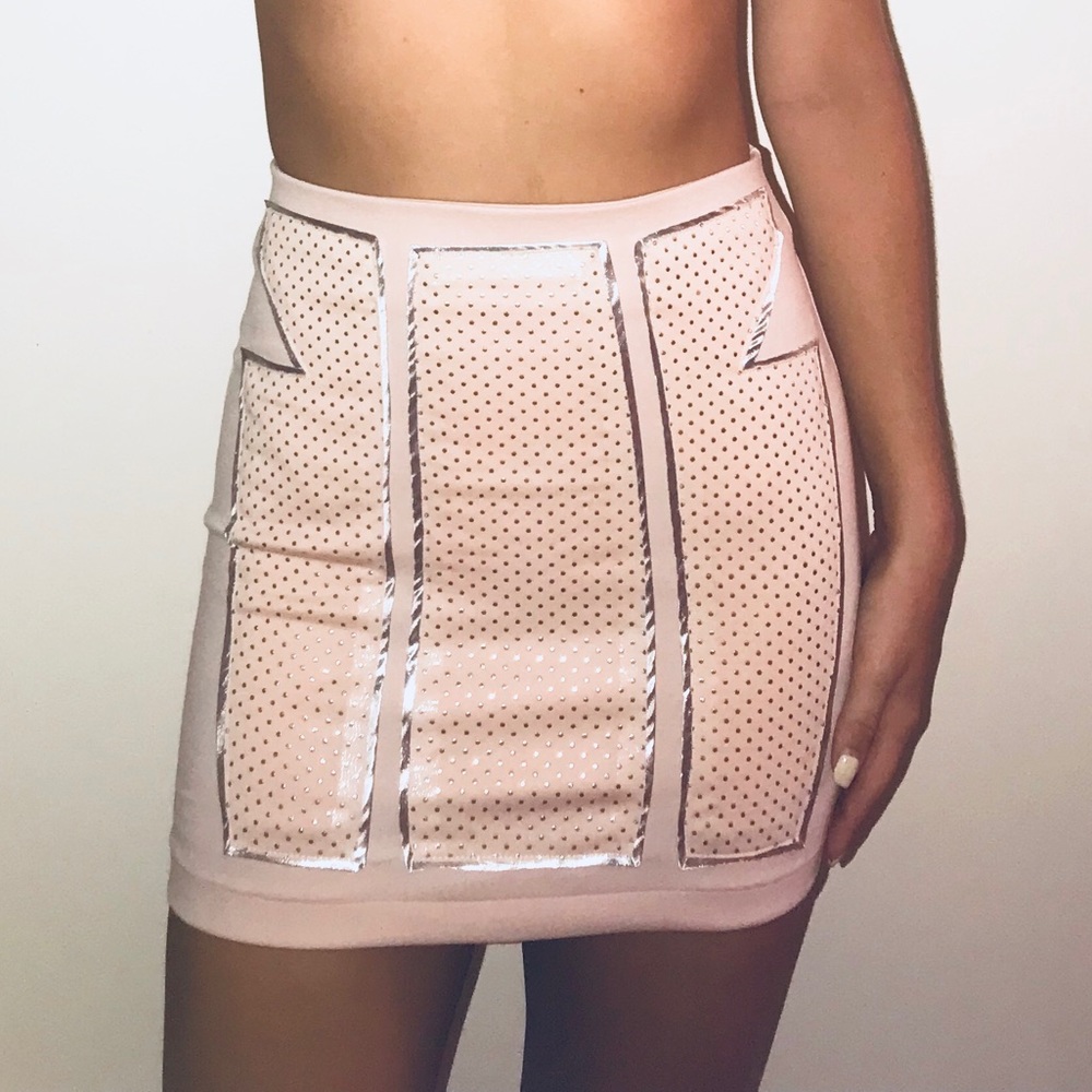 Urban Outfitters Pink Metallic Detail Mini NWT!!